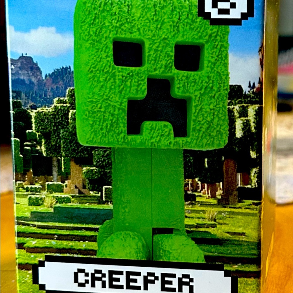 2025 McDonald's Minecraft Movie Happy Meal Toy #6 Creeper Unopened Box